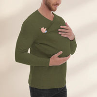 Thumbnail for Kangaroo Pocket Shirt – Confort et praticité – T-shirt porte-bébé pour hommes