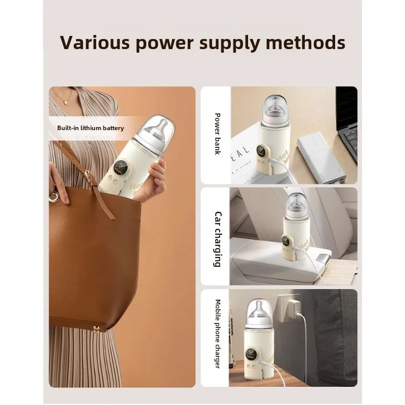 SmartBottle - Toujours chaud et prêt - Chauffe-lait rechargeable sans fil