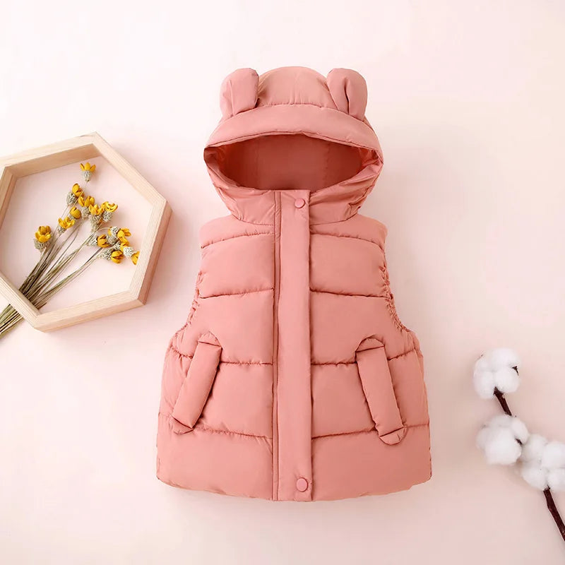 Mini Fashion™ - Chaud et Tendance - Gilet sans manches à capuche