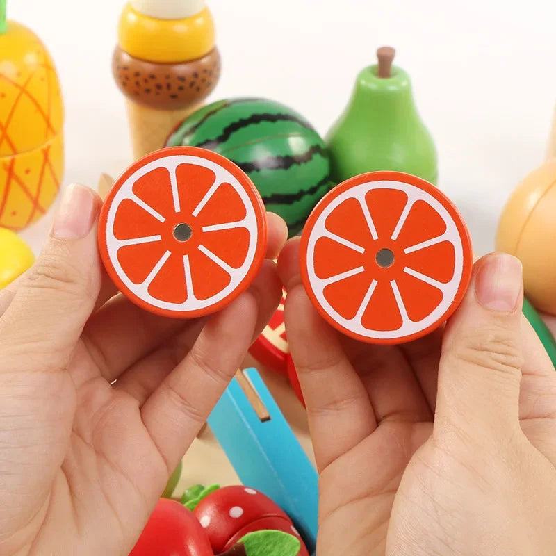 MiniChef – Amusant et créatif – Set de jeu magnétique en bois pour la cuisine