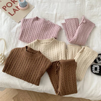 Thumbnail for Mini Fashion™ - Stylé et Tendance - Pull et pantalon en tricot pour enfant