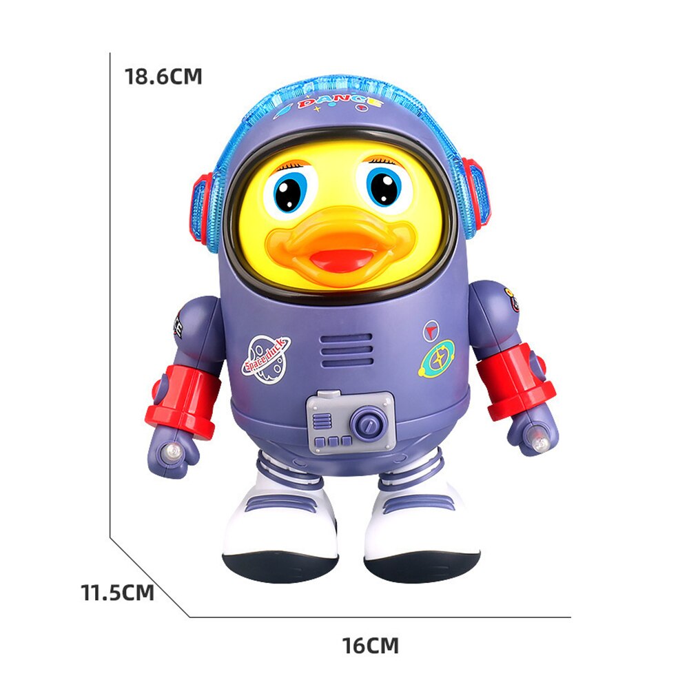 Dancing Space Duck™ - Danse avec un joli canard - Canard en peluche dansant