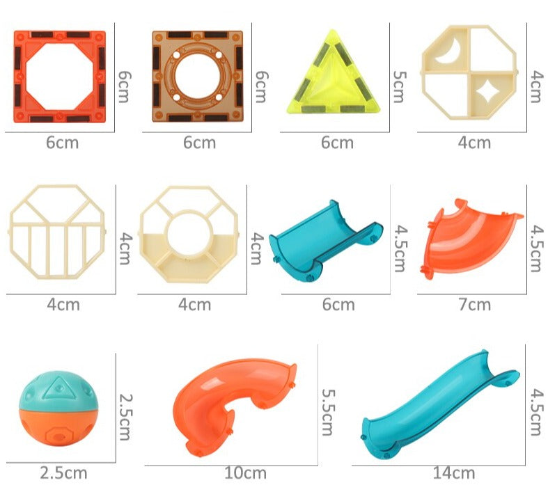 DIY Magnetic Marble Track™ - Amusement Technique - Circuit à billes magnétique