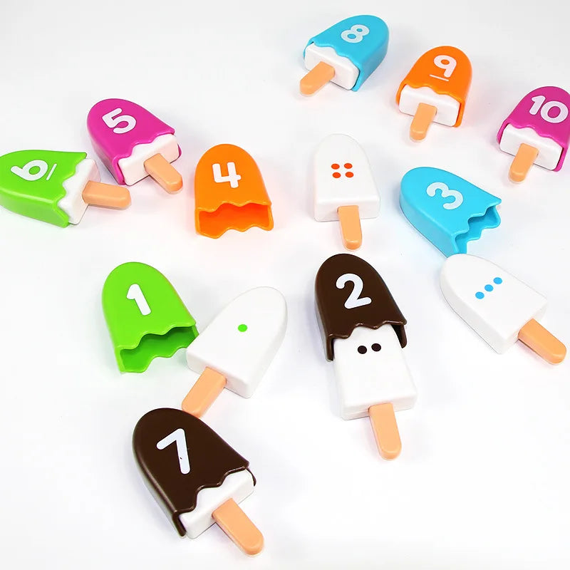 Maths Popsicles™ - Jeu de comptage de glaces - un jeu mathématique