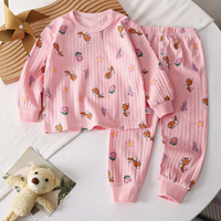 Thumbnail for LittleDreamer – Doux et chaud – Ensemble de vêtements de nuit en coton pour enfants