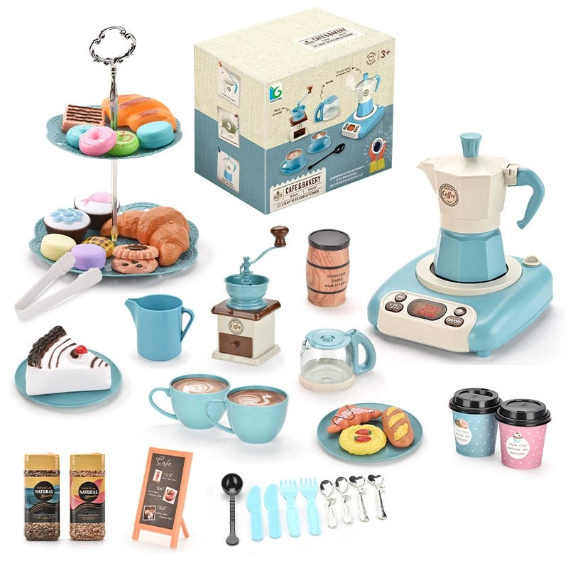 Cafe Set™ - Apprenti Barista et Boulanger - Jeu de jouets pour le café et la boulangerie