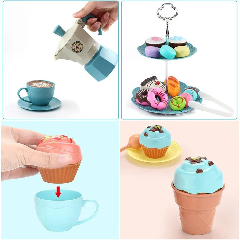 Cafe Set™ - Apprenti Barista et Boulanger - Jeu de jouets pour le café et la boulangerie