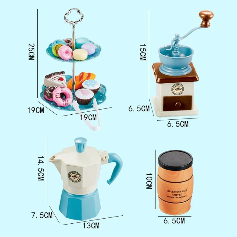 Cafe Set™ - Apprenti Barista et Boulanger - Jeu de jouets pour le café et la boulangerie