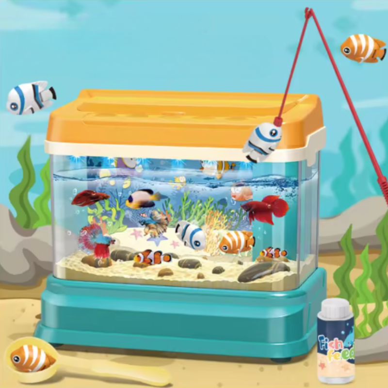 Aqua Friends – Apprendre et jouer – Jeu de pêche Aquarium