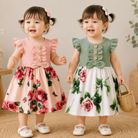Thumbnail for Garden Dress – Été & Fraîcheur – Robe à fleurs pour filles