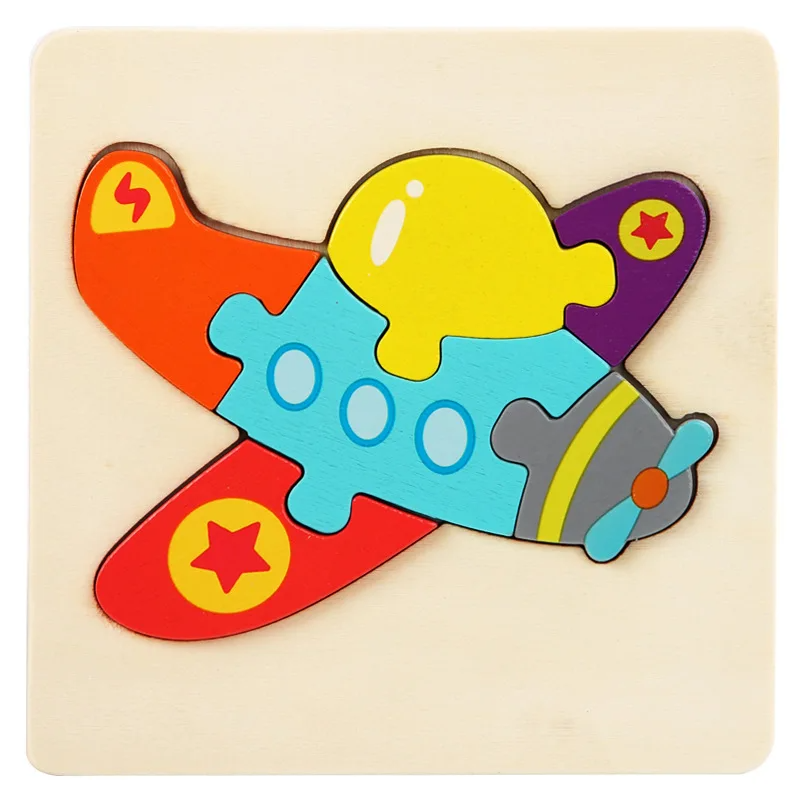 3D Wooden Puzzle™ - Jouer à l'aventure avec les animaux - Puzzle