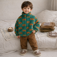 Thumbnail for Mini Fashion  – Extra doux et chaud – Gilet polaire oursons