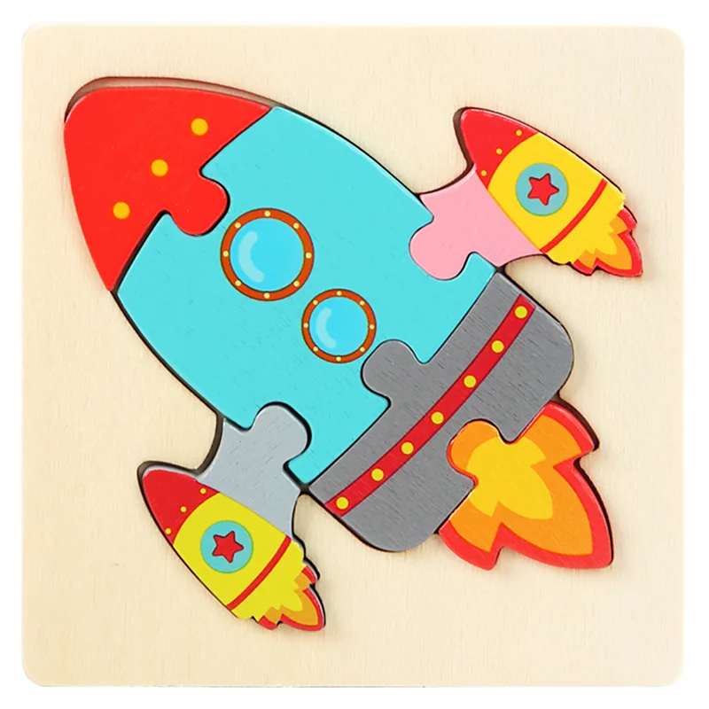3D Wooden Puzzle™ - Jouer à l'aventure avec les animaux - Puzzle