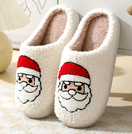 Northern Lights Kids - Chaud et festif - Chaussons de Noël en peluche à motifs