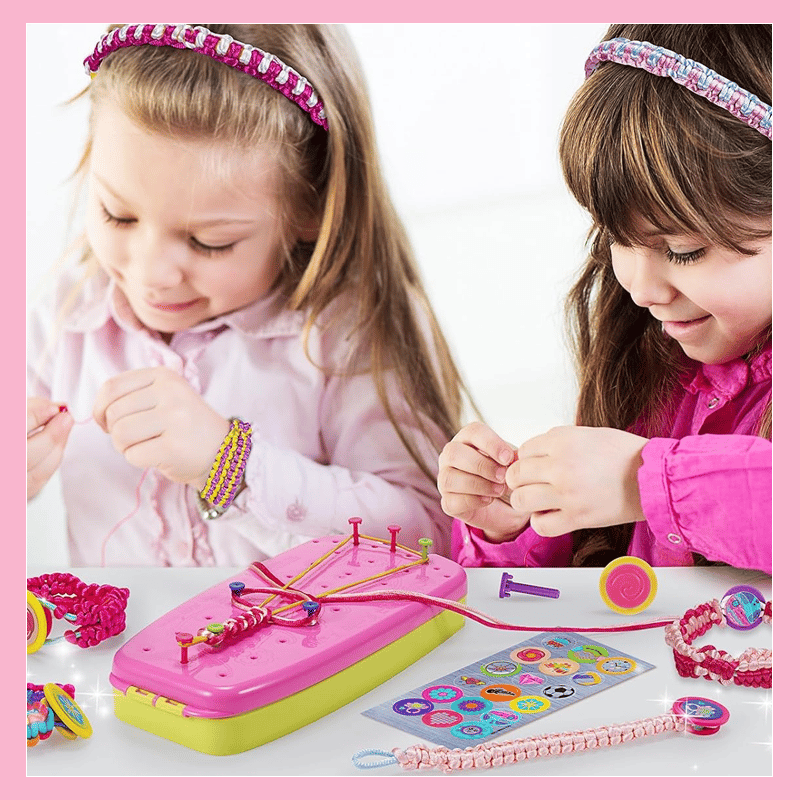 Craft Kids – Créativité et apprentissage – Kit de bracelets à tricoter pour enfants