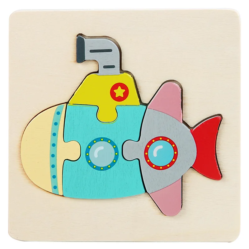 3D Wooden Puzzle™ - Jouer à l'aventure avec les animaux - Puzzle
