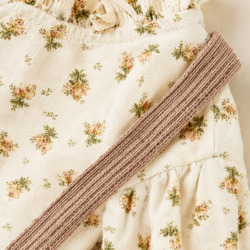 SweetPea – Tenue pour bébé fille avec volants et imprimé floral