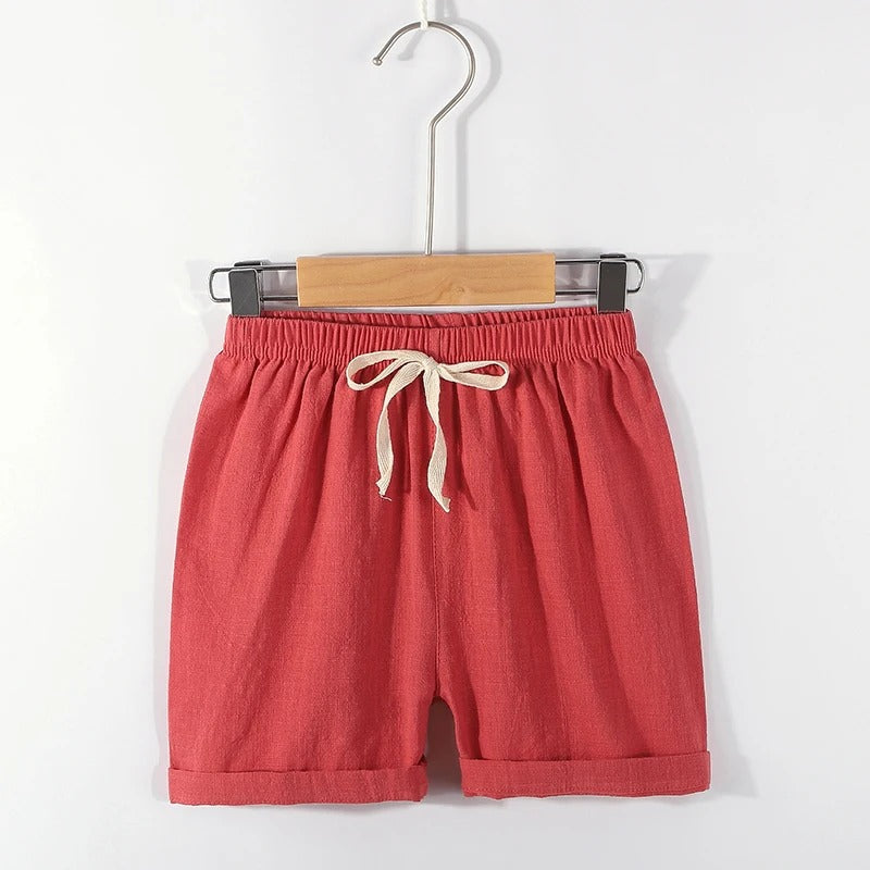 Mini Fashion™ - Tissu à séchage rapide - Short en coton et lin