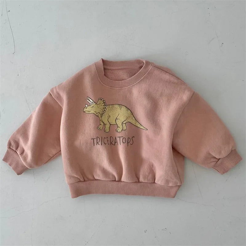 Mini Fashion™ - Imprimé dinosaure mignon - Pull dinosaure