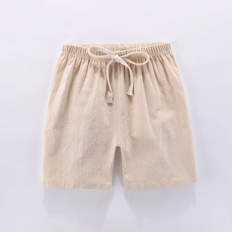 Mini Fashion™ - Tissu à séchage rapide - Short en coton et lin