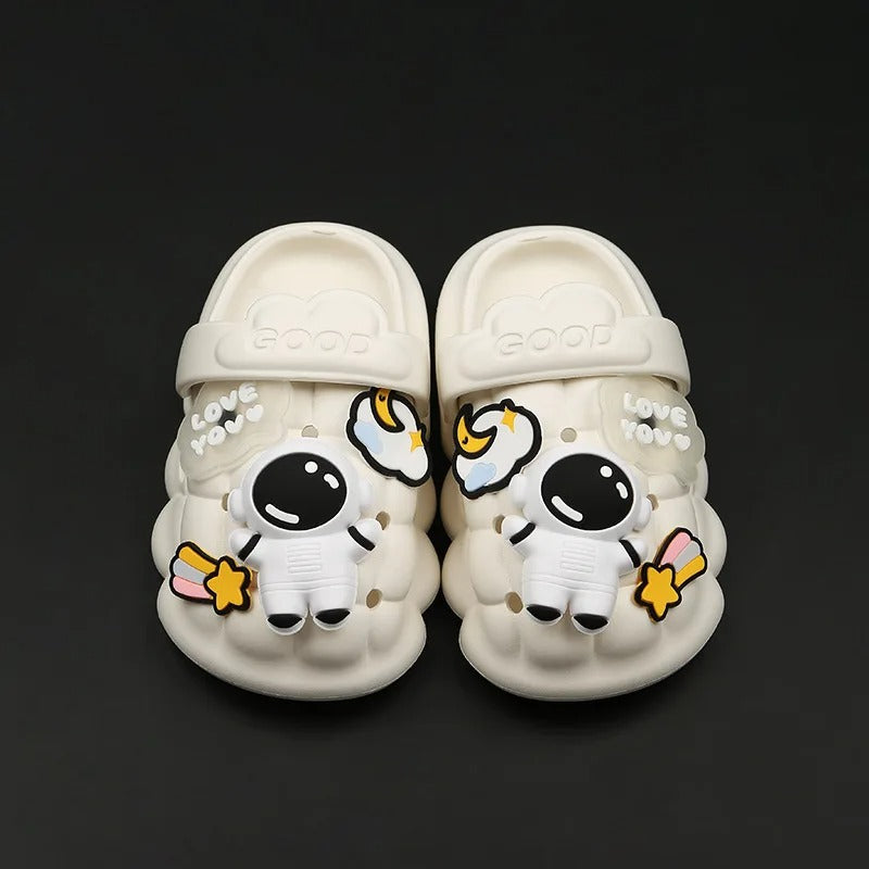 Mini Fashion™ - Motif astronaute ludique - Chaussons pour enfants