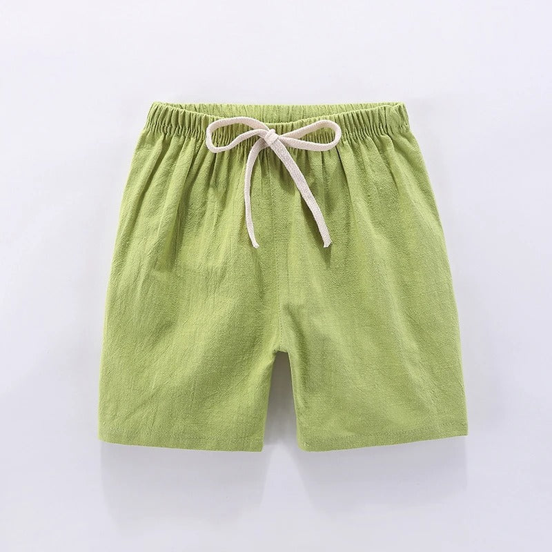 Mini Fashion™ - Tissu à séchage rapide - Short en coton et lin