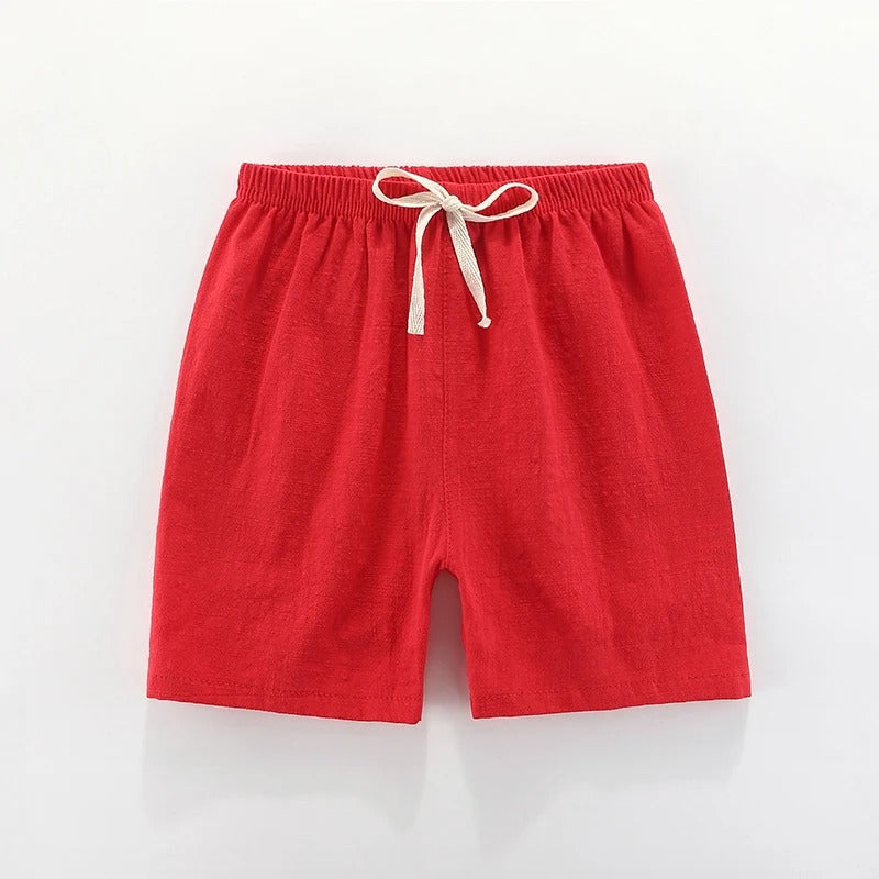 Mini Fashion™ - Tissu à séchage rapide - Short en coton et lin