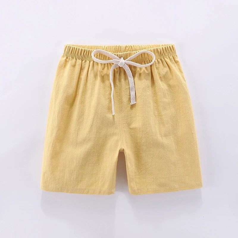 Mini Fashion™ - Tissu à séchage rapide - Short en coton et lin