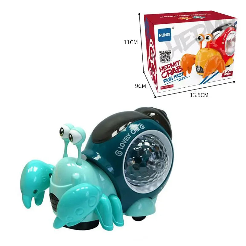 Music Snail™ - Un compagnon lumineux  - Jouet Escargot et Crabe