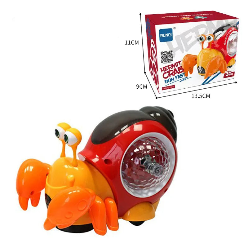 Music Snail™ - Un compagnon lumineux  - Jouet Escargot et Crabe