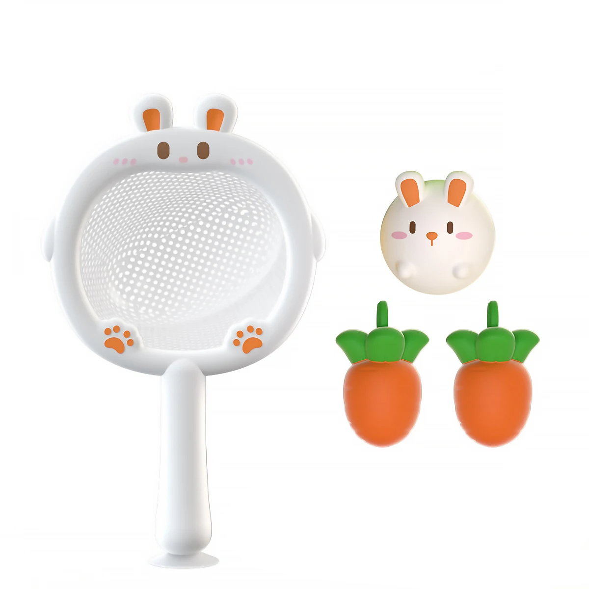 Squeaky Splash™ – Fête du bain - Filet de pêche dans le bain